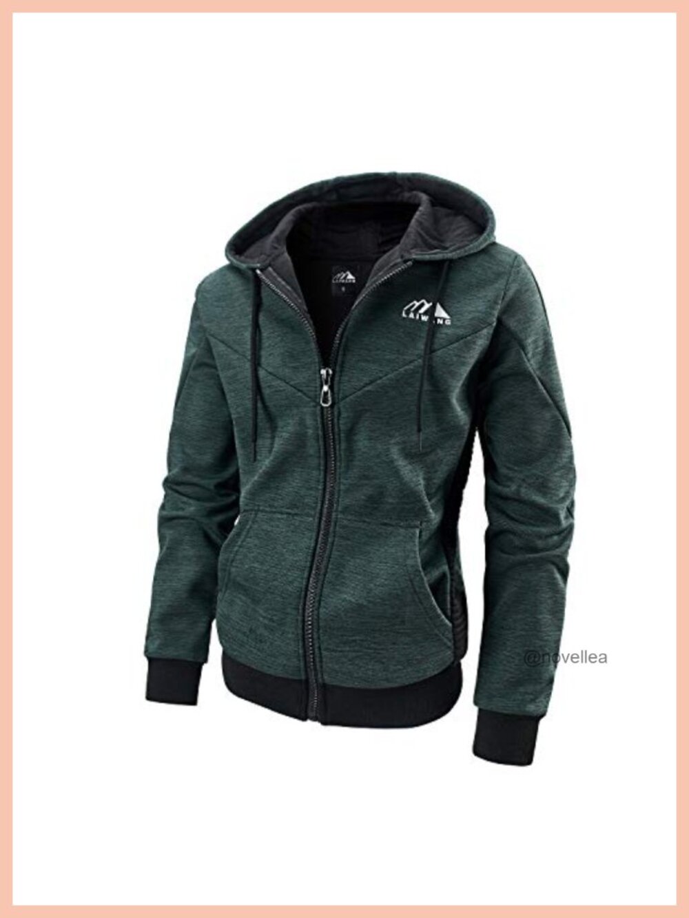 Men's Heavyweight Fleece Full Zip Hoodie Camo Kanga Pocket